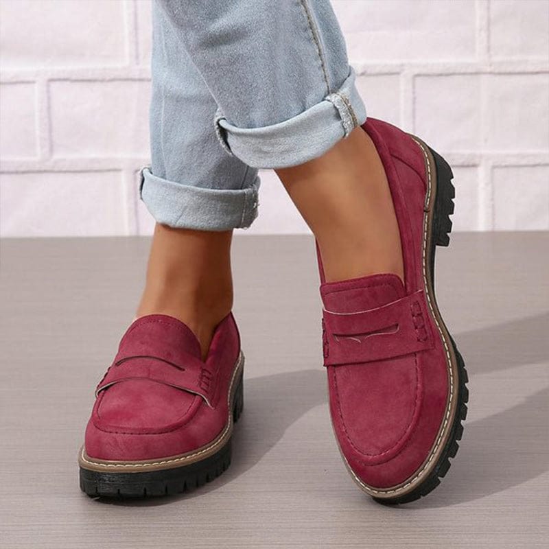 Variant image for Zofia - Suede Loafers for Women-42